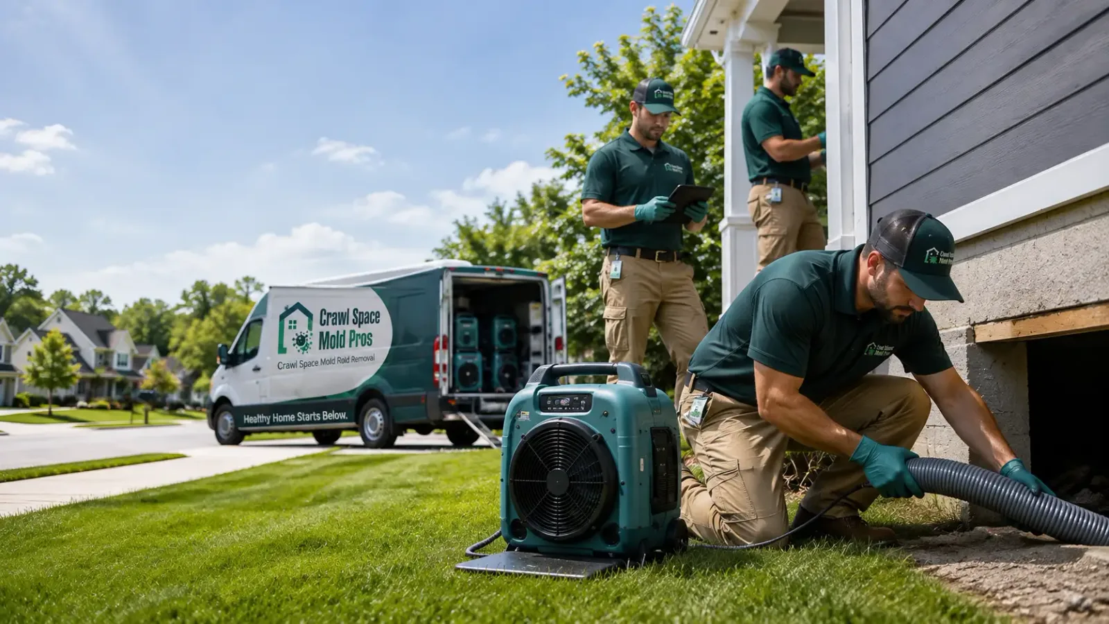 Crawl Space Mold Removal in Russell, NY